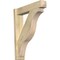 Ekena Millwork Funston Rough Sawn Craftsman Outlooker, Douglas Fir, 6"W x 28"D x 32"H OUT06X28X32FST04RDF - alternate 1